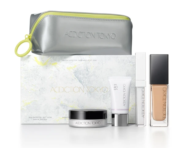 アディクションクリスマスコフレ2025_アディクション ホリデー アディクション ザ ファンデーション リフトグロウ キット