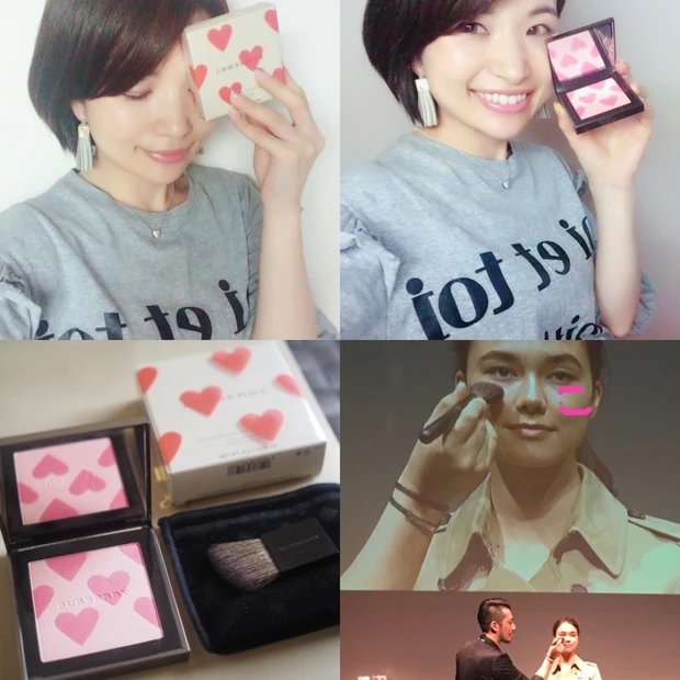 チークは「こ」の字に！バーバリービューティKUBOKIさんワークショップレポ