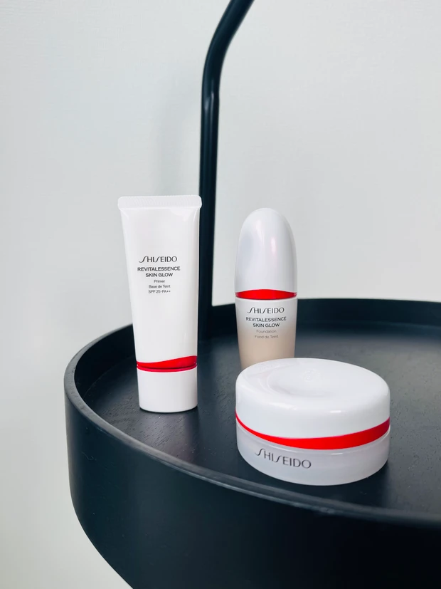 SHISEIDOの美容液ファンデ、プライマー、パウダー