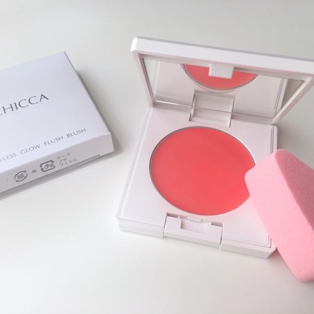 体温チークで脱おてもやん!じゅわんと内側から滲み出るようなCHICCAのオレンジチーク♡