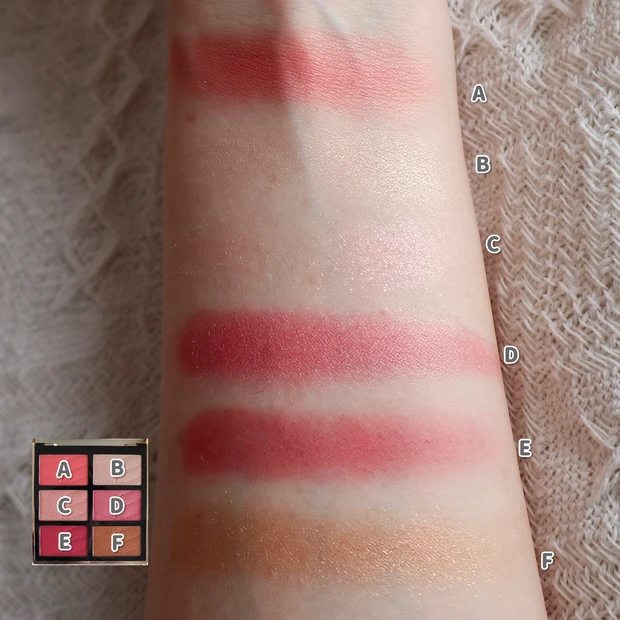 YSL クチュール フェイス パレット スウォッチ