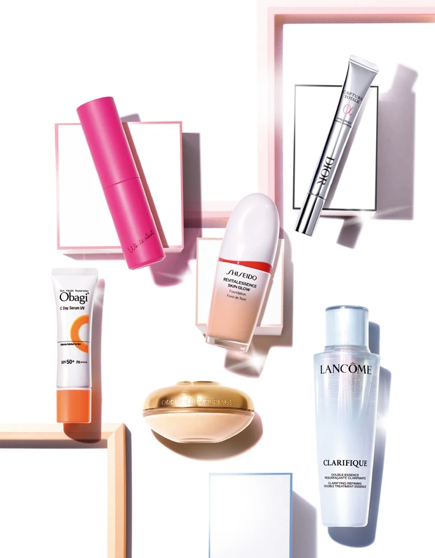 神崎恵　スキンケア　ディオール　POLA　SHISEIDO