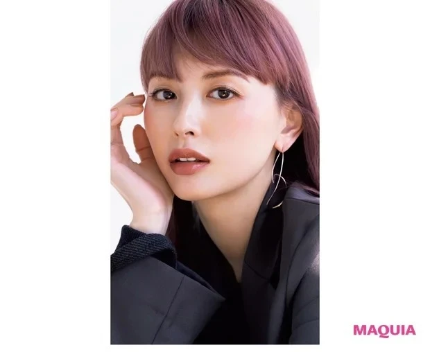 【赤リップを使った赤メイク】眉と唇、赤の呼応