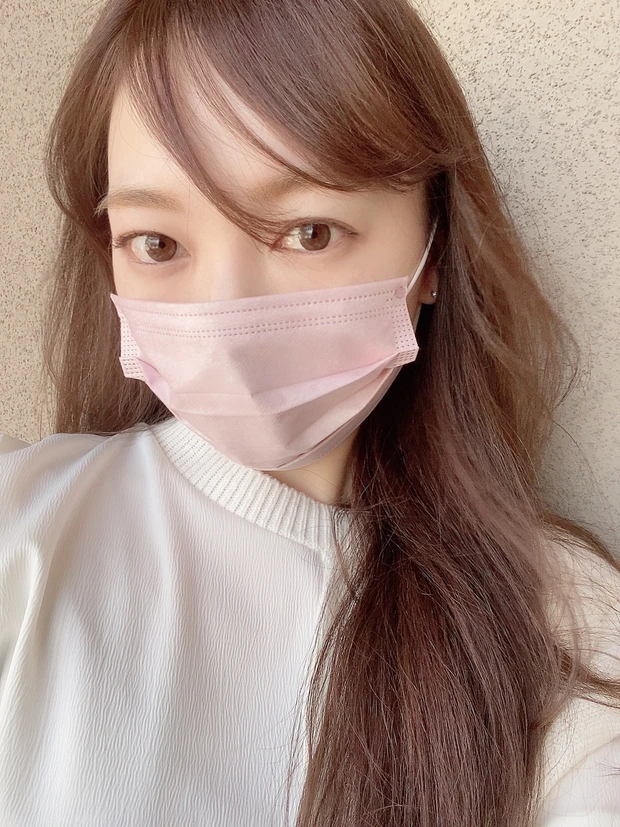 ライラックアッシュ着用画像