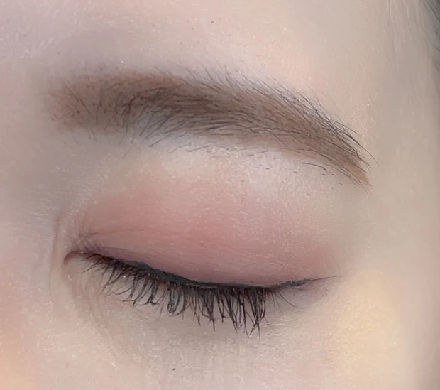 D-UP パーフェクトエクステンション マスカラforカール プラムブラックのスウォッチ③