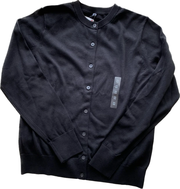 ユニクロ　UVカットクルーネックカーディガン　着用レビュー　オフィスカジュアル　プチプラ