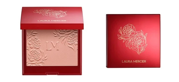 バレンタインコスメ2025 ローラ メルシエ ブラッシュ カラー インフュージョン ピオニー エディション