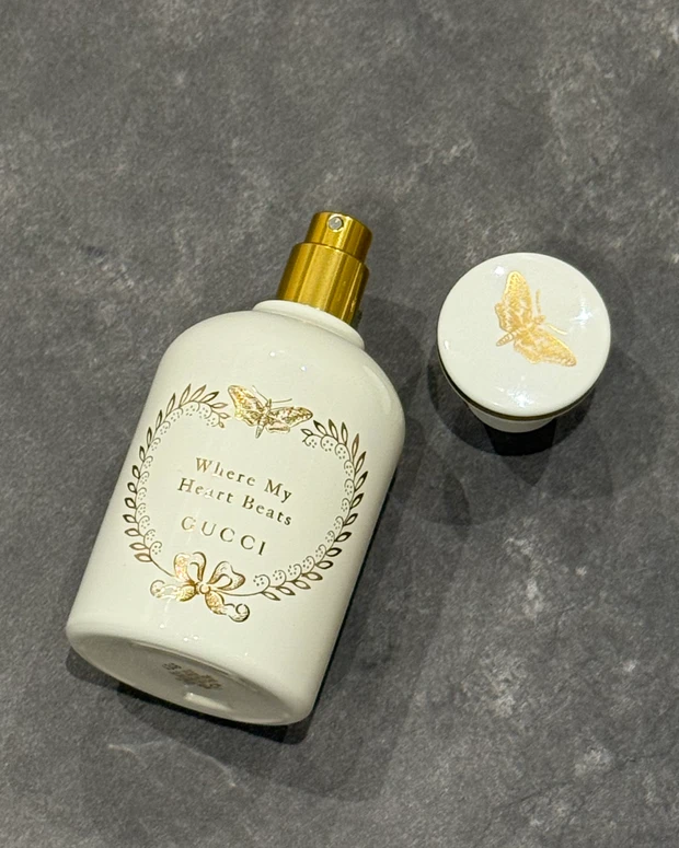 GUCCI　グッチ　ザ アルケミスト ガーデン　ウェア マイ ハート ビーツ　オードパルファム　香水　キャップ