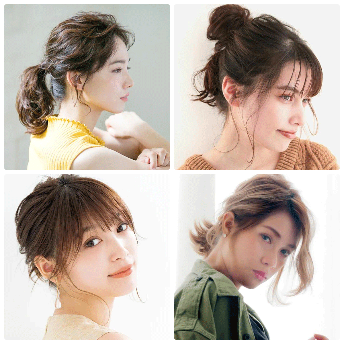 不器用でも簡単にできるミディアムにおすすめのヘアアレンジ10選！まとめ髪や、ポニーテール、お団子など