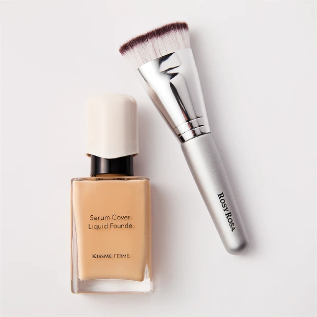 キスミー フェルム セラムカバー リキッドファンデ ロージーローザ マルチファンデブラシ プチプラコスメ お悩み カバーメイク ベースメイク 毛穴 2026春新作