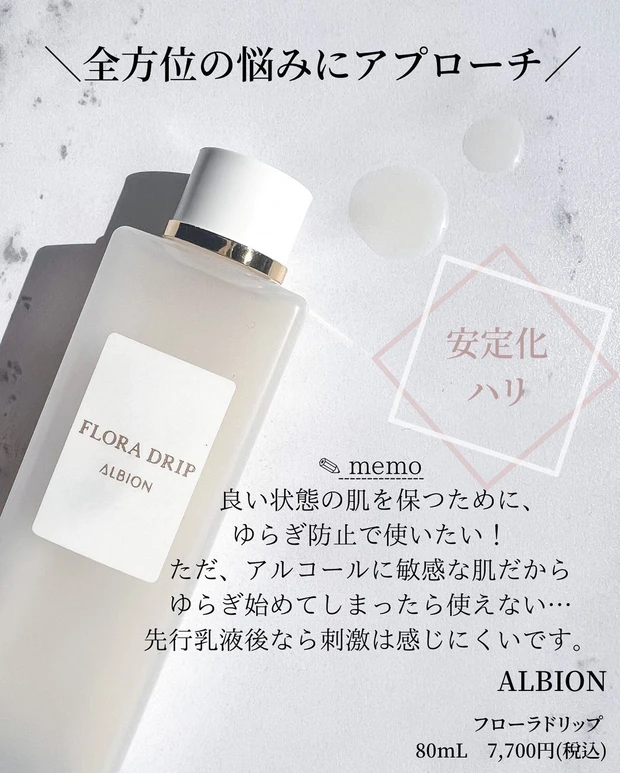 ALBION フローラドリップ　アルビオン 化粧水　化粧液