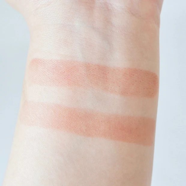 リップ色持ち比較 Wonjungyo(ウォンジョンヨ)リップステッカー 01.メルティングベージュ KATE リップモンスター 03 陽炎