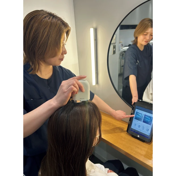 【2026年5月】「uka」のヘッドスパがリニューアル　AIカメラで肌の状態を確認