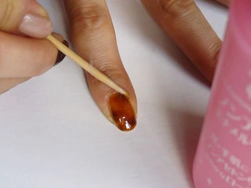 べっ甲ネイルのやり方