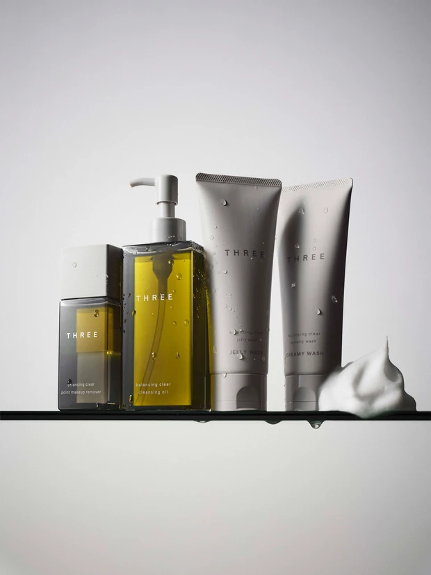 THREE クレンジング キービジュアル