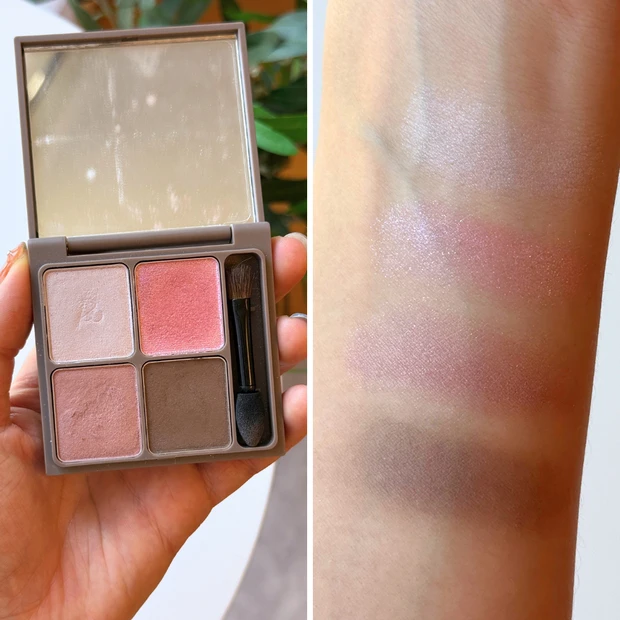 Ririmew リリミュウ インザミラーアイパレット 05ピンク スウォッチスワン