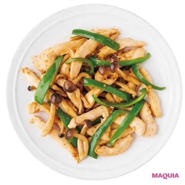 【筋トレ中におすすめの食事レシピ】鶏むねチンジャオロース 193kcal