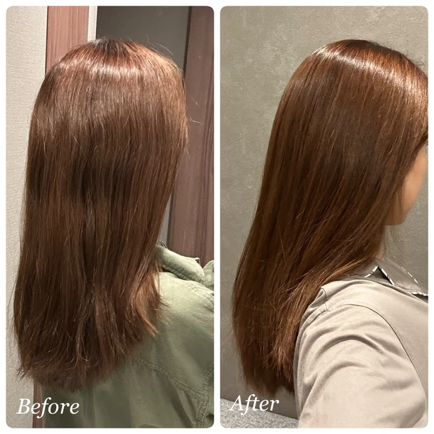 ヘアスタイリングの時短に。シルクストレート(縮毛矯正)をかけ