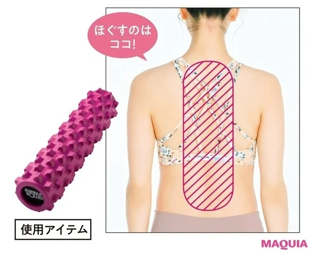 ほぐす範囲