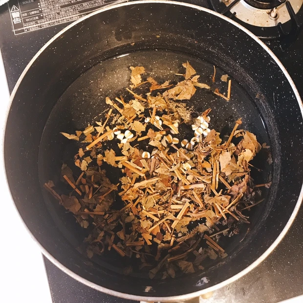 ハトムギ(ヨクイニン)とドクダミを煎じてできる、美肌のためのお茶【漢方初心者におすすめ】_3