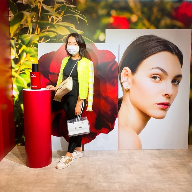 【#BEAUTYEVENT 】レッドカメリアのパワーを私の肌へ。『N°1 DE CHANEL GARDEN』@東京ミッドタウン_13