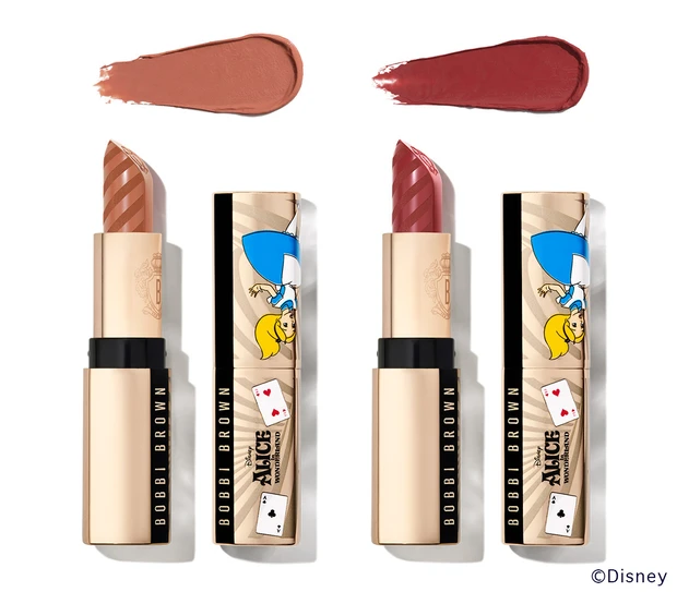 ボビィブラウン リュクス リップスティック_ピーチパラドックス_ワンダーランドローズ