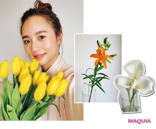 【伊原 葵さんのBeautyルームツアー】お洒落な花を飾って心もデトックス