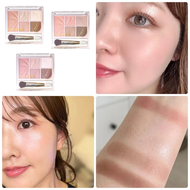 【2026年新色追加】セザンヌ「フェイスアイパレット」のイエベ・ブルベ別口コミをお届け! 全色スウォッチ&メイク画像あり