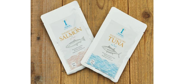 ワイルドアルバコアツナ＆シーソルト ファームドシルバーサーモン＆シーソルト