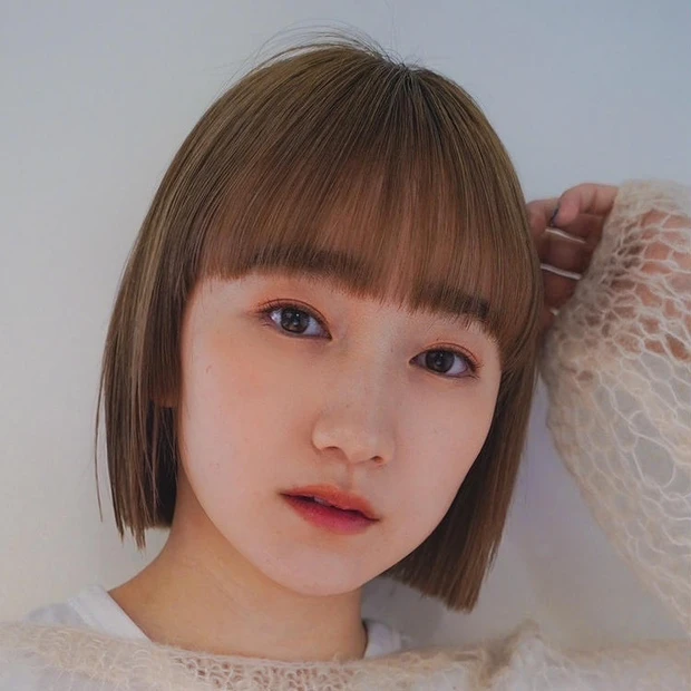 ボブ　ヘア　髪型　ヘアスタイル　大人　前髪あり　30代　40代
