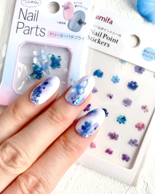 【簡単セルフネイル】梅雨ネイルHOWTO_5