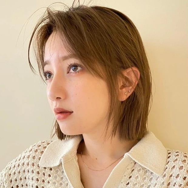 ボブ　ヘア　髪型　ヘアスタイル　30代　40代　大人