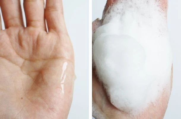 リペア スムース シャンプーのテクスチャー