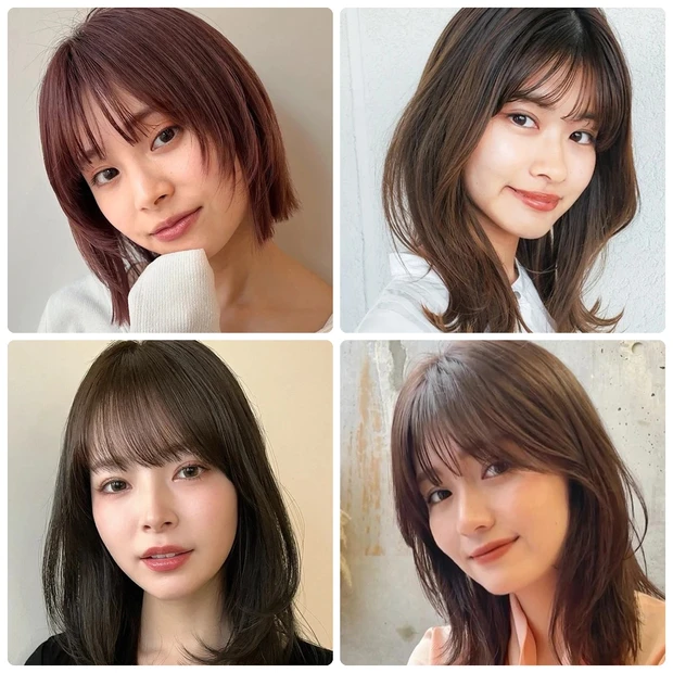 前髪ありの髪型・ヘアスタイルまとめ【最新ヘアカタログ】