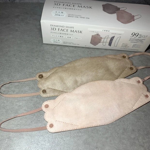 3COINS スリーコインズ スリコ 血色マスク 不織布マスク くすみカラー