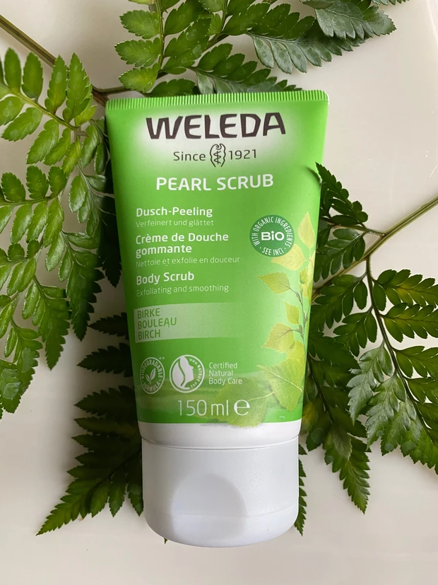 私の二の腕ブツブツ対策　WELEDA　数量限定のビッグボトル◆ホワイトバーチ ボディオイル＆ホワイトバーチ ピーリングボディウォッシュ_1_1
