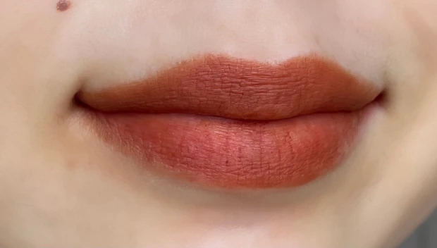 ザ マット リップ リキッド 010 Roman Sienna　着画