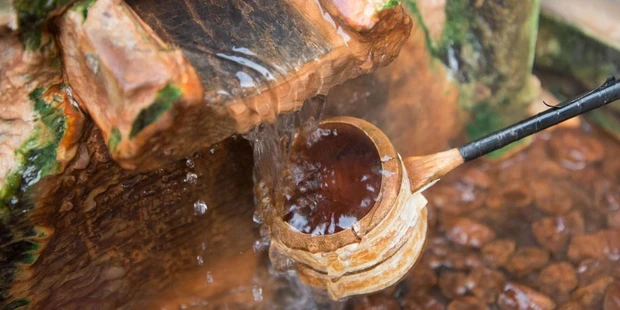 ひとリート　肘折温泉　飲泉