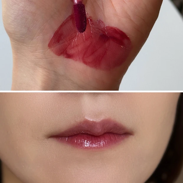 Coralhaze コーラルヘイズ デュードロップティント 208Lure スウォッチ 仕上がり