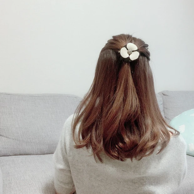 夫がチョイスした【簡単ヘアアレンジ3選】★動画あり★マスクでも美人に見せたい方に_7_3