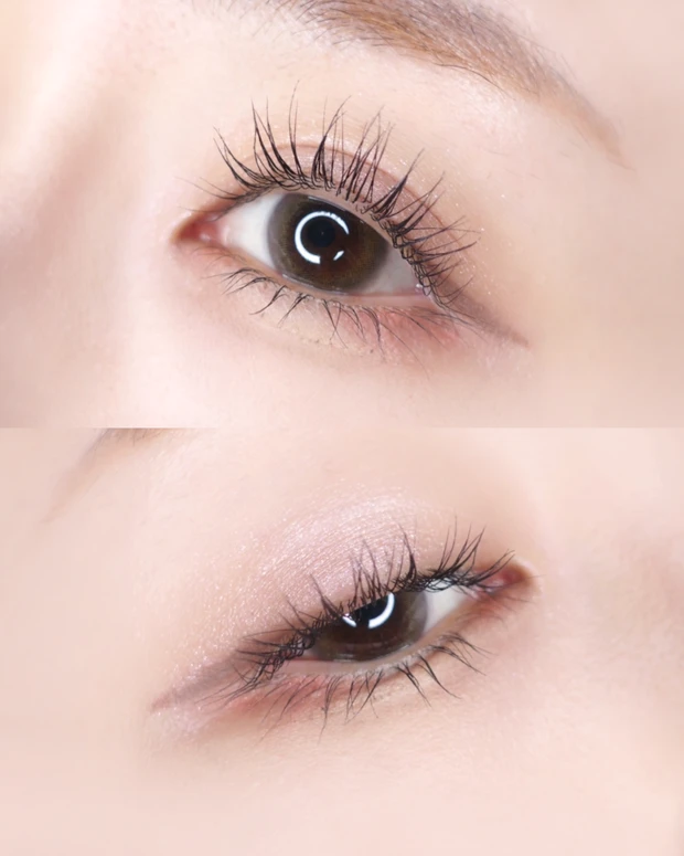 キャンメイク  ジュージーピュアアイズ16 メイク画像