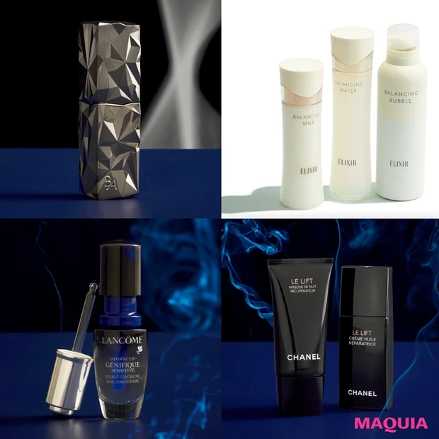 エリクシール・シャネルetc.若々しい肌に導く話題の新作がずらり！