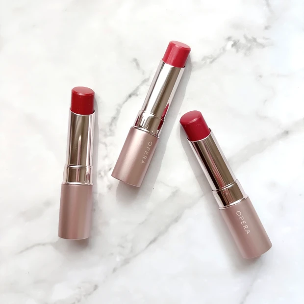 オペラ グロウリップティント 新色3色が並んだ商品画像