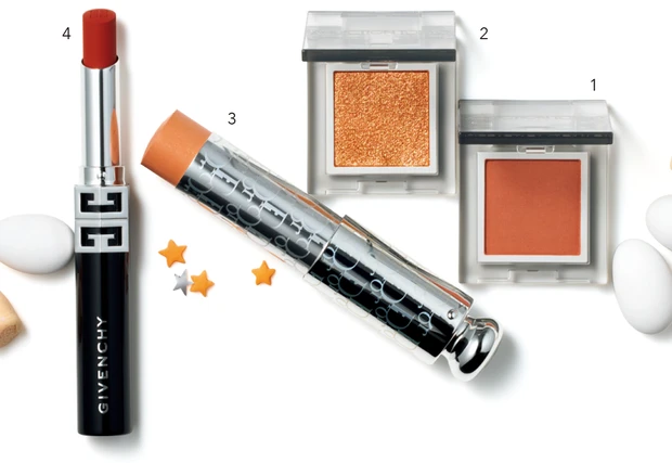 ダークなニュアンスのパンプキン色を使ったミルキーパンプキンメイク コスメ