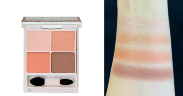 キャンメイク シルキースフレアイズ　07　腕のスウォッチ　イエベ春