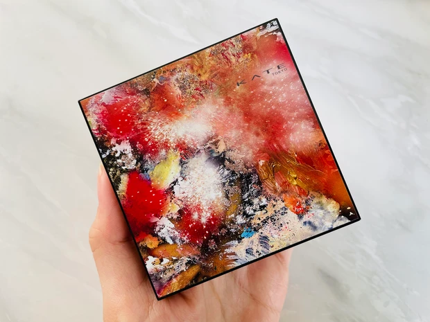 【KATE(ケイト)】田中みな実さんがマキアの表紙メイクで使用!キャンバスペイントパレットを購入したので、早速使ってみた★_5