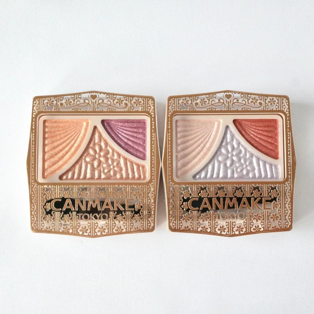 キャンメイク(CANMAKE)ジューシーピュアアイズ 15 サンセットキス 16 シルエットサンライズ