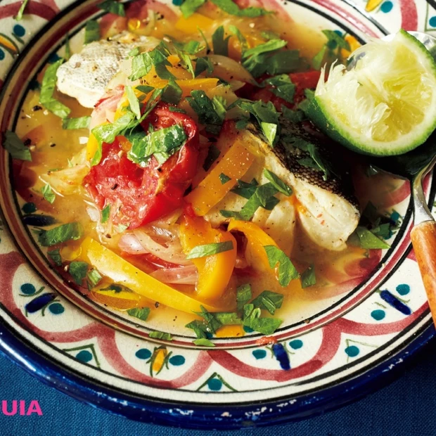 野菜と魚で元気＆美肌に！「南米風タラと野菜の重ね蒸し」レシピ