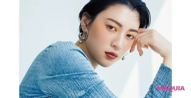 アディクション ザ アイシャドウ パレットを使ったイエローメイク_イエローをモダンに纏う「インテリFace」_1