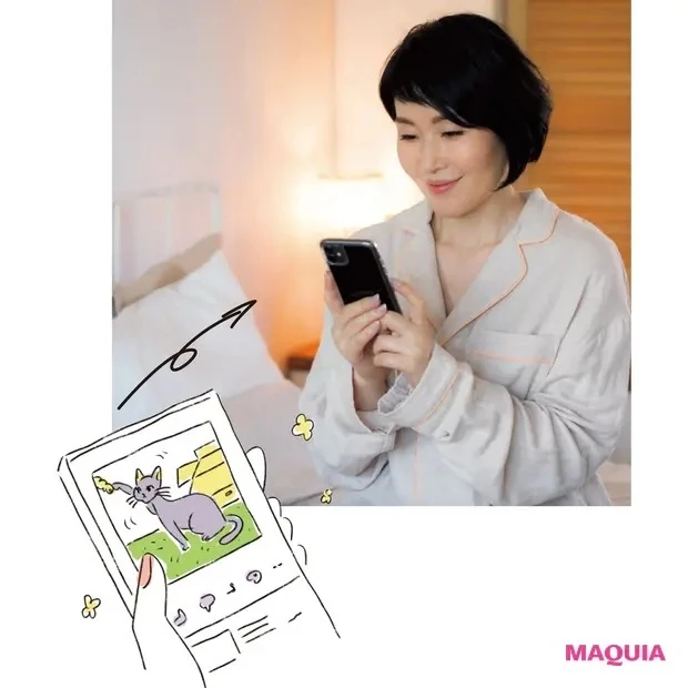 【美容家・小林ひろ美さんの美容法】肌&心の揺らぎ_脳:朝は覚醒、夜は鎮静のリズムで凪の心を取り戻す_5